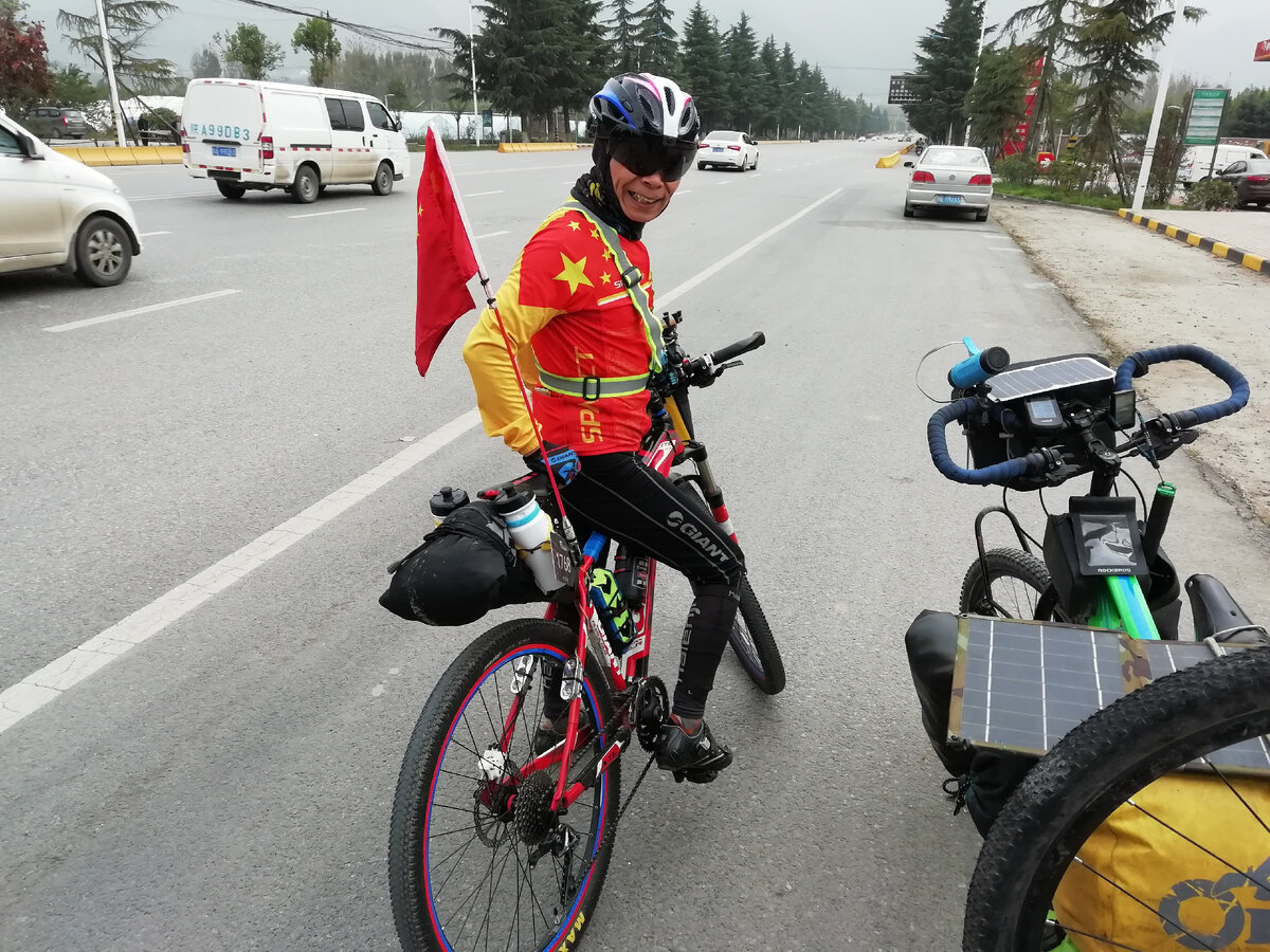 Китайские велосипедисты