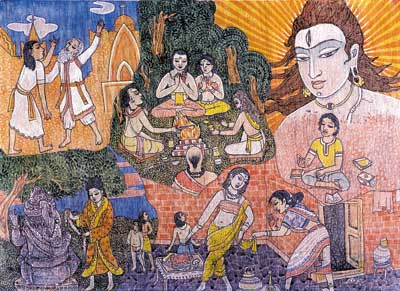 Мысль о дхарме порождает в индуистском уме глубокую уверенность в космической справедливости. / Викимедиа Коммонс