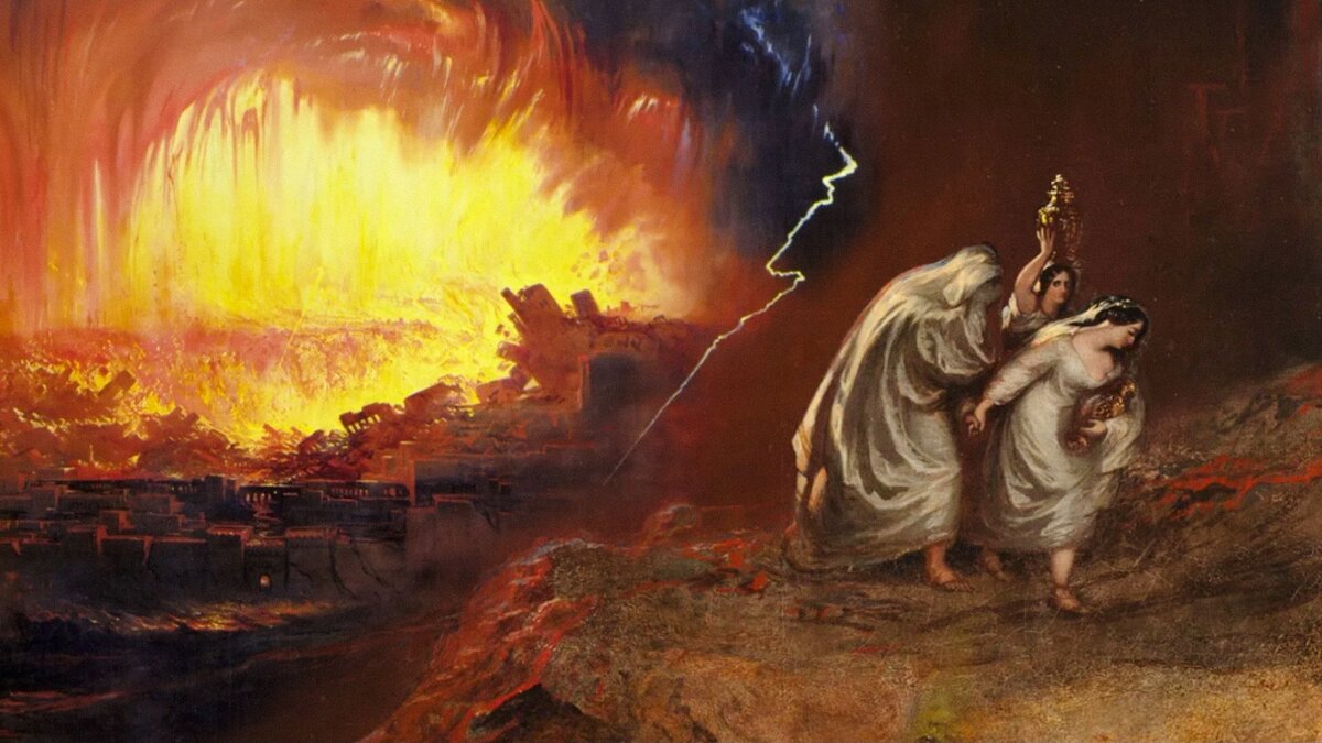 Джон Мартин, «Уничтожение Содома и Гоморры», 1852 год