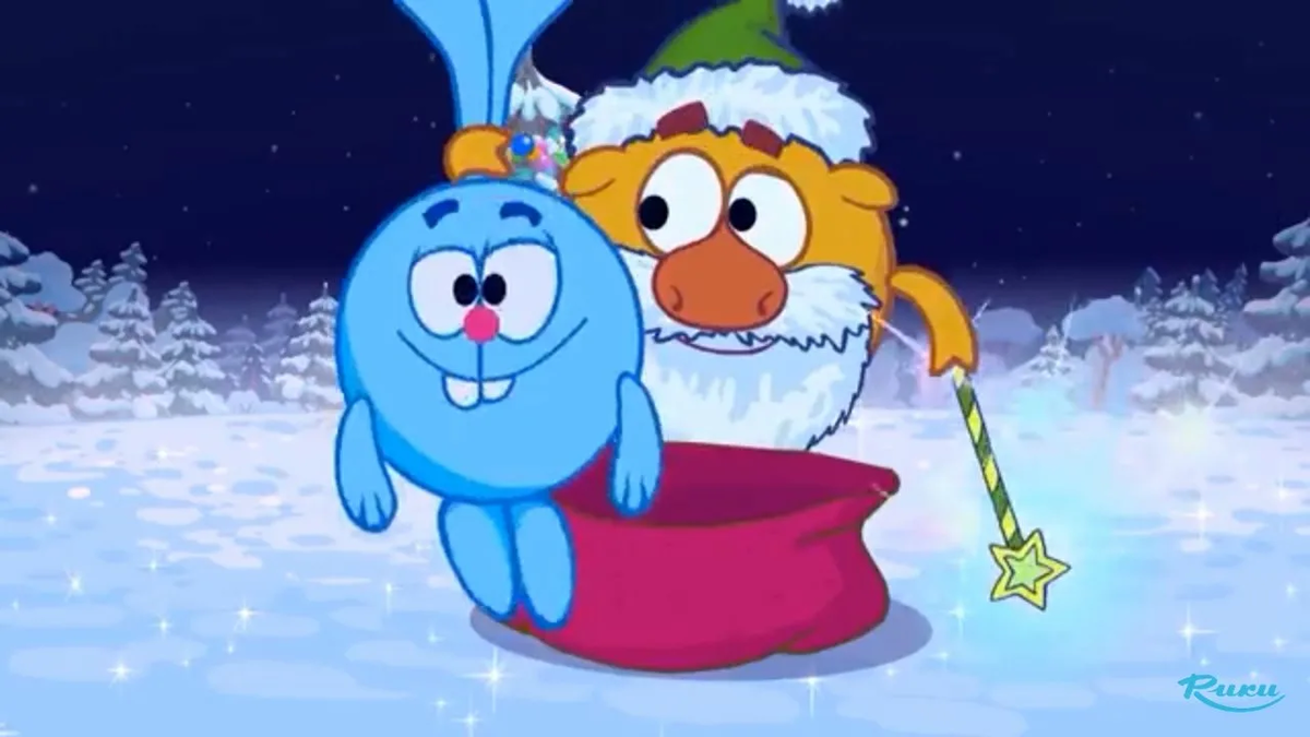 смешарики старинный новогодний обычай. смешарики фото. смешарики сборник зимних серий. смешарики крош зимой. новогодние смешарики.