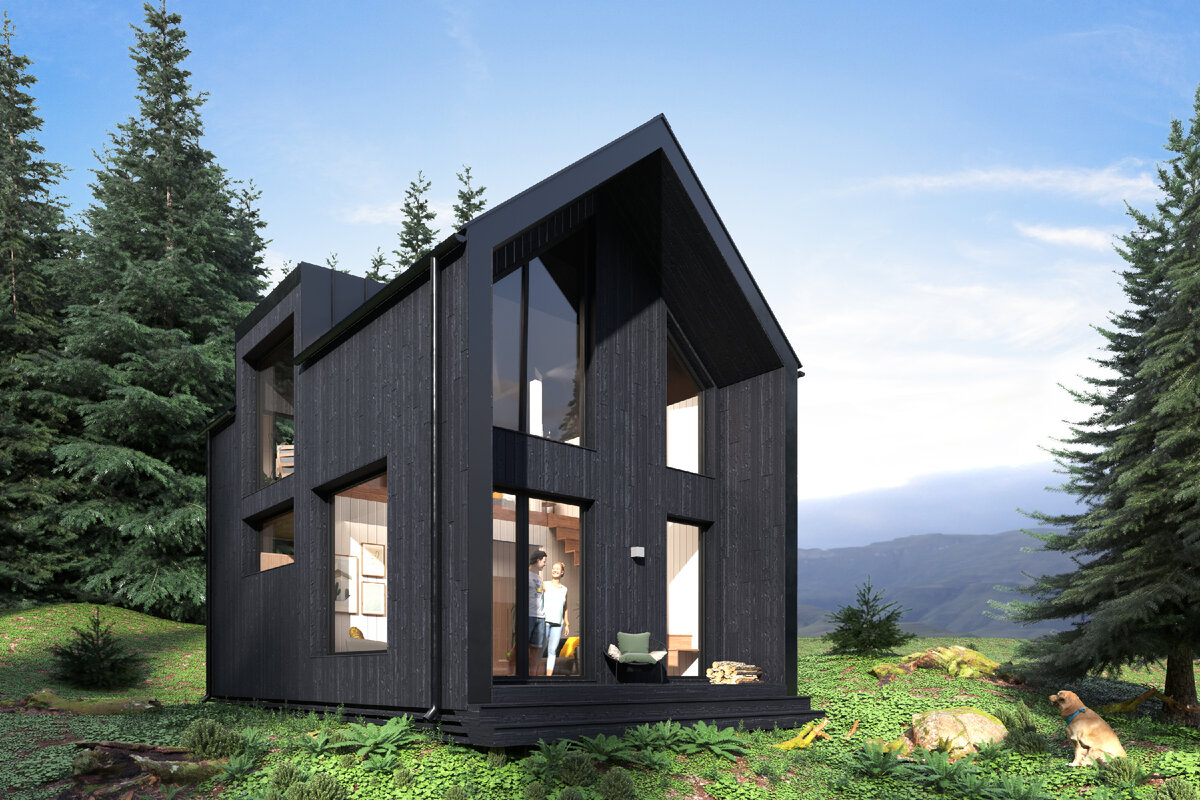 Проект "Бертран" компании HALLEHOUSE (98 м2)