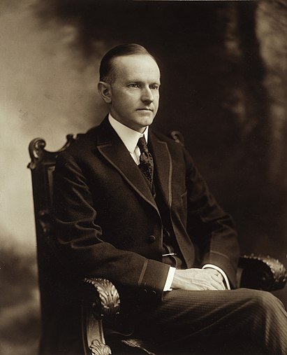 Джон Калвин Кулидж-младший (4 июля 1872 - 5 января 1933). Фото с сайта https://ru.wikipedia.org/wiki/Кулидж,_Калвин