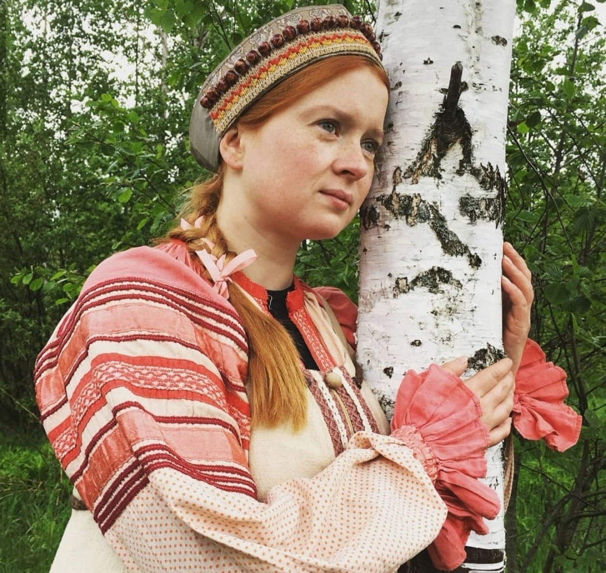 В фильме "Кровавая барыня" 31-летняя Екатерина сыграла роль 17-летней Аксиньи. На кастинг пришла глубоко беременной, но роль получила. Снималась актриса после рождения сына.