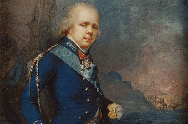 Портрет Константина Павловича на фоне битвы при Нови. 1799 год/ © commons.wikimedia.org