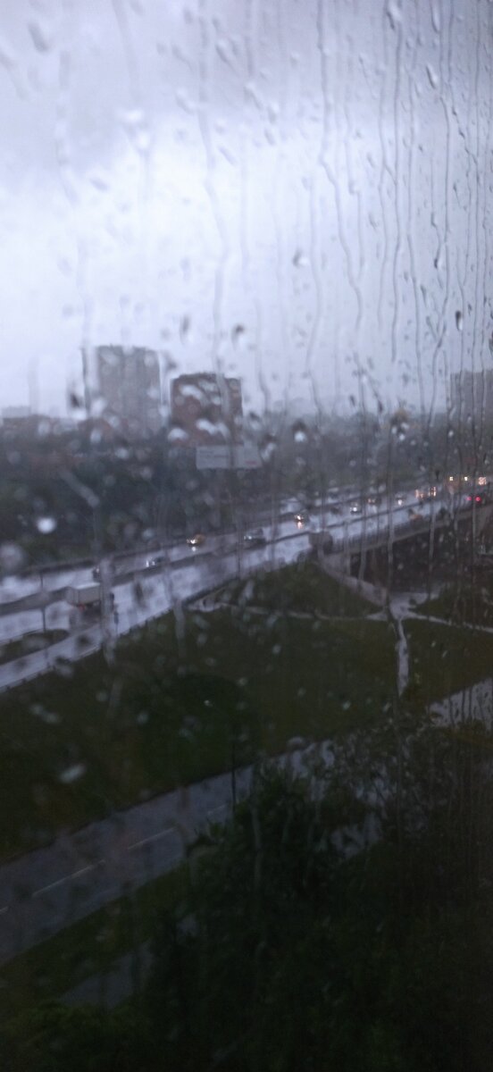 Такое вот утро. Такой вот вид из окна. 