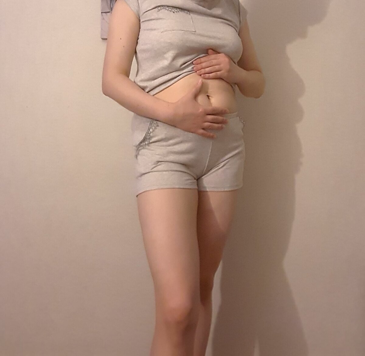 Мой живот сейчас после 4 родов и месяца работы над его восстановлением. Работа продолжается.