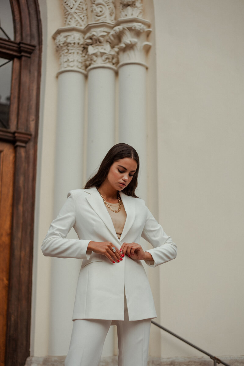 Белый жакет Batista