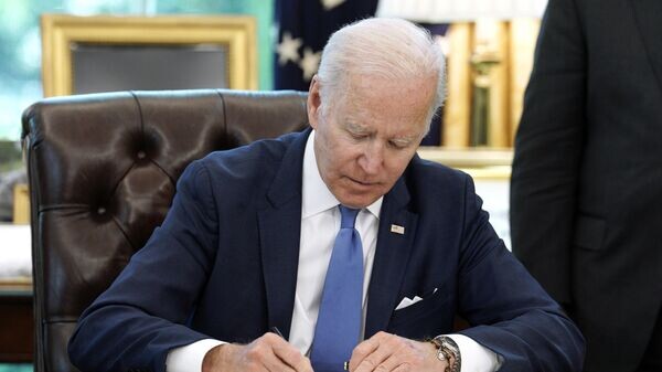    Президент США Джо Байден в Белом доме в Вашингтоне© РИА Новости / Стрингер