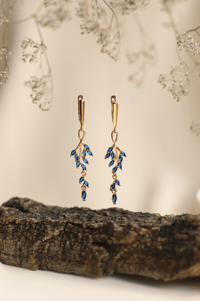 Серьги от DubaiGold. 