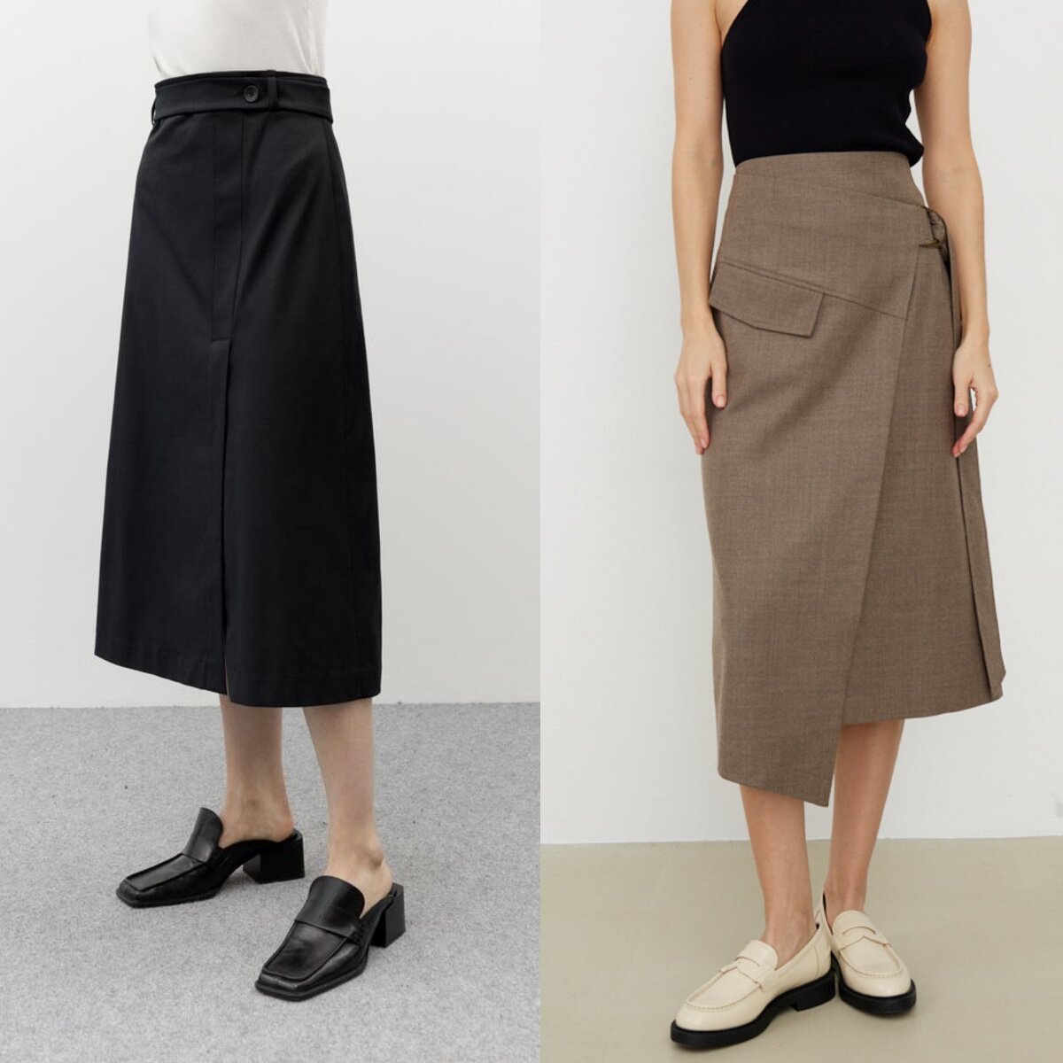 Юбка Gate 31, юбка Daisyknit (фото www.gate31.ru, www.daisyknit.ru)