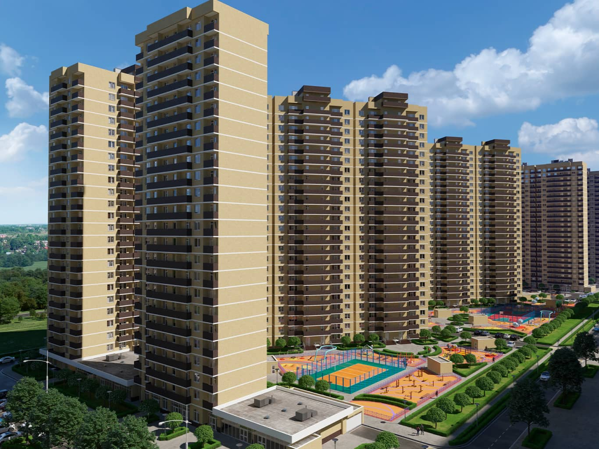 Фасады зданий жилого комплекса
Источник: https://sskuban.ru/svoboda