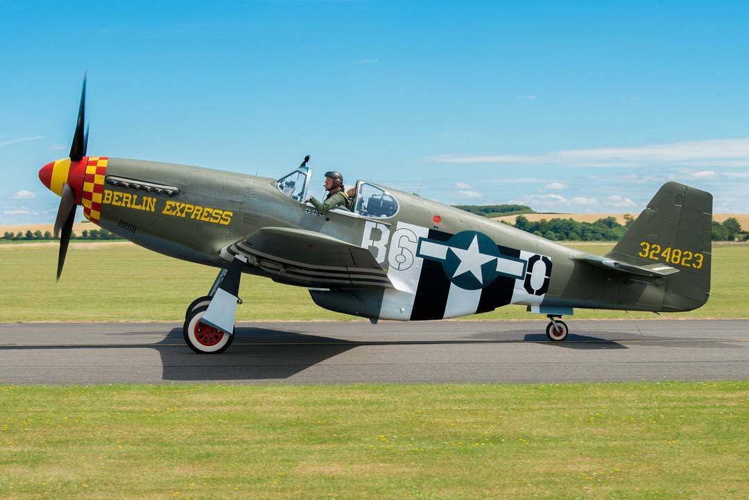 Что могли предложить американцы против Мессеров? История P-51B и P-51C