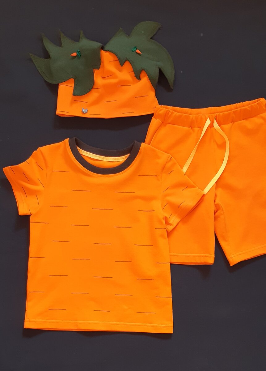 Костюм морковки, сшит на заказ, 95% хб