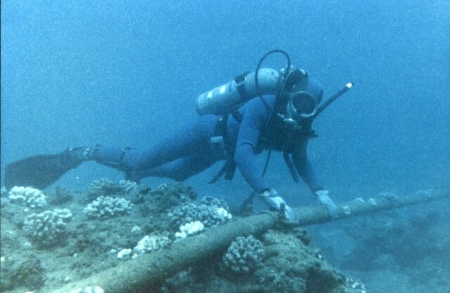    Коммуникационный кабель на дне океана (cc) The Official CTBTO Photostream