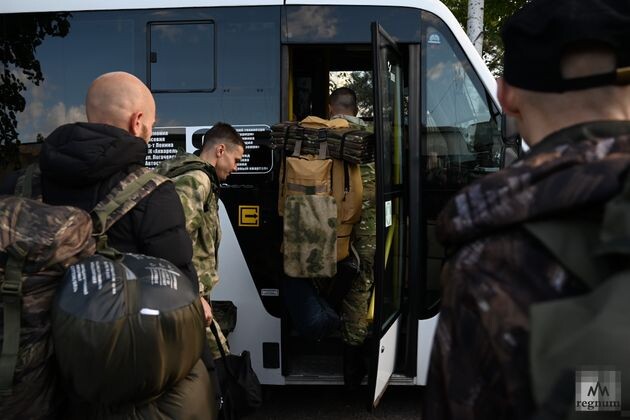    Мобилизованные Александр Погожев © ИА REGNUM