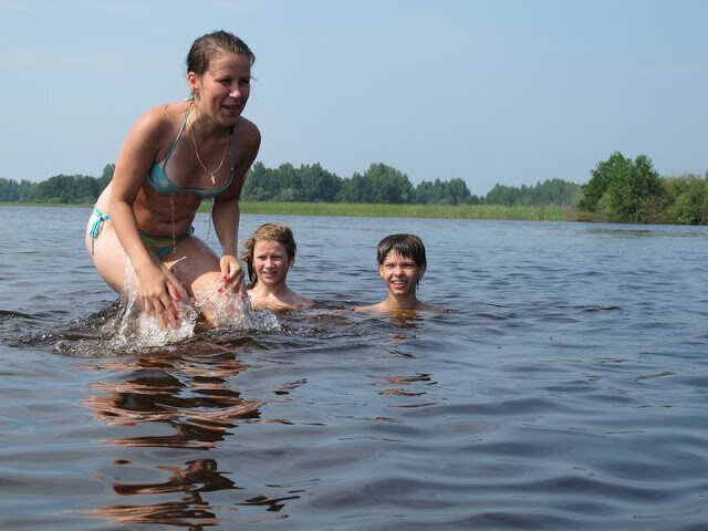 Беззаботное детство.