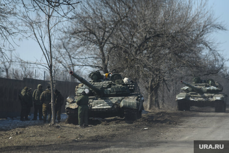    На стороне Украины воюют только иностранные наемники, заявил командир танка Т-80