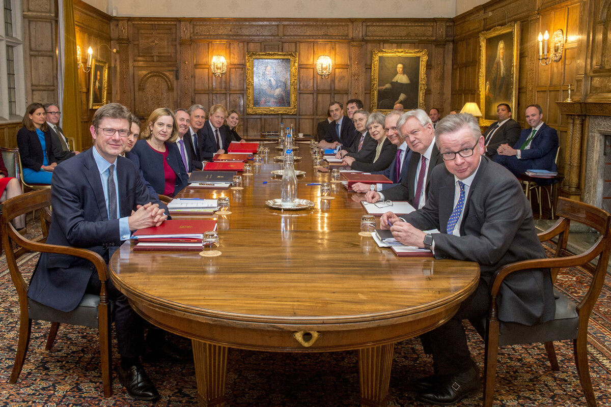 Кабинет министров в великобритании