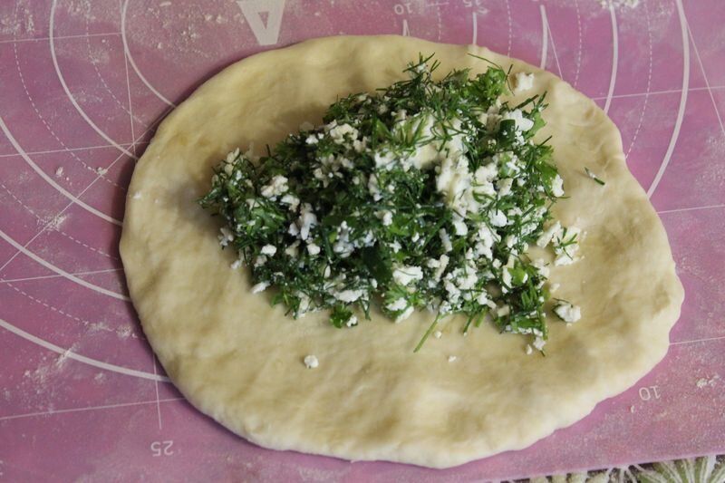 Хачапури с фаршем и сыром. Хачапури с брынзой рецепт.