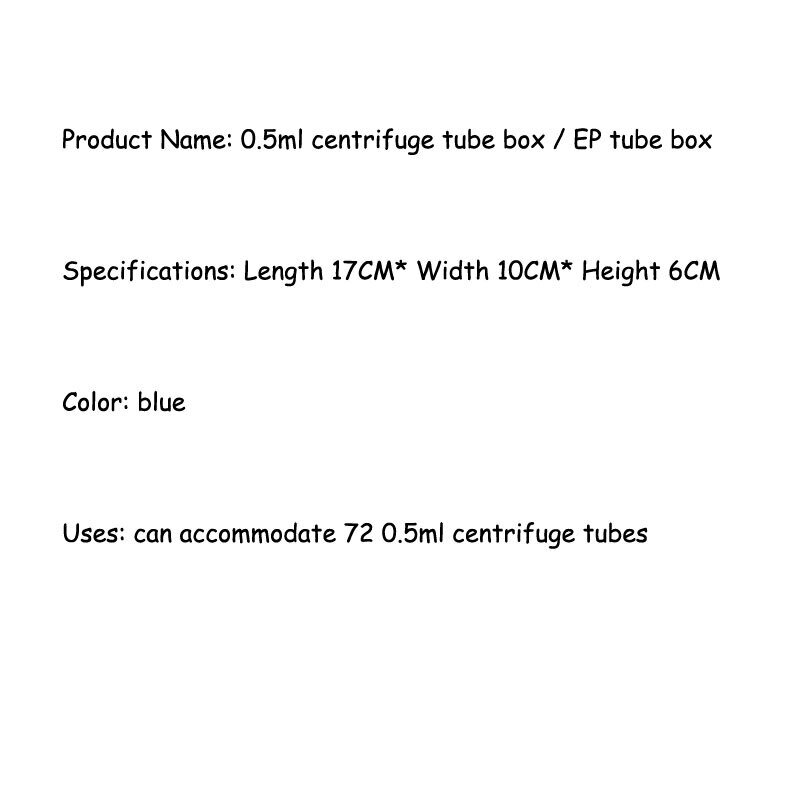 Штатив бокс для пробирок эппендорфа 0,5 мл