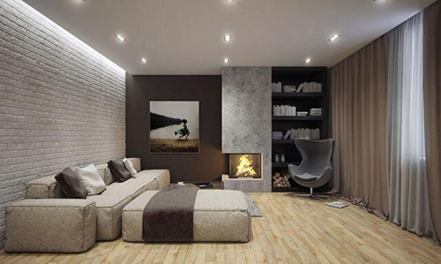 Установите подсветку вдоль всех или только некоторых стен, и эффект будет действительно потрясающим!