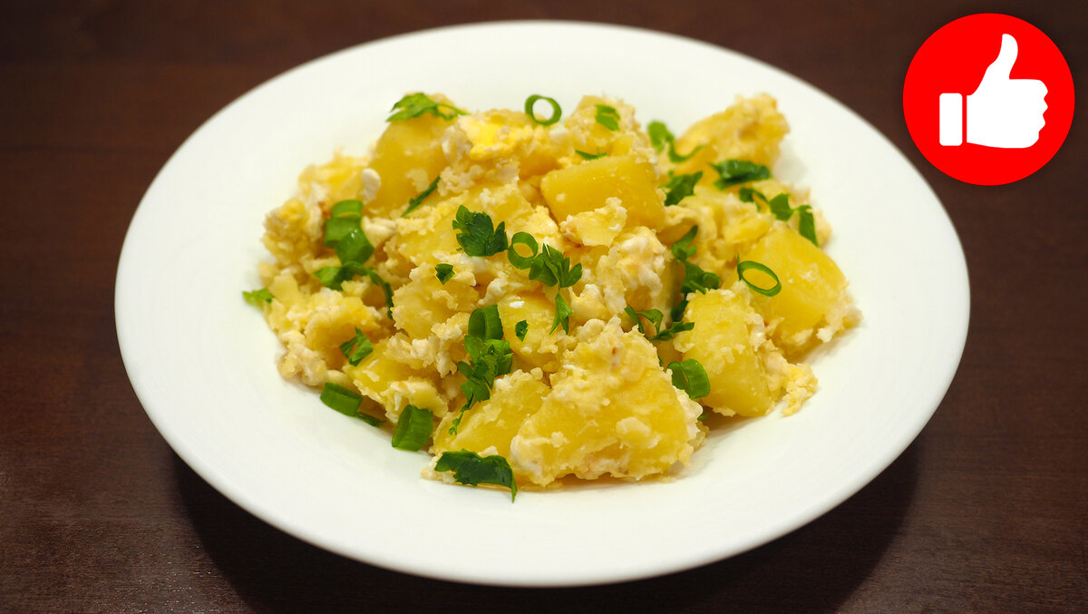 Картошка с яйцами в мультиварке