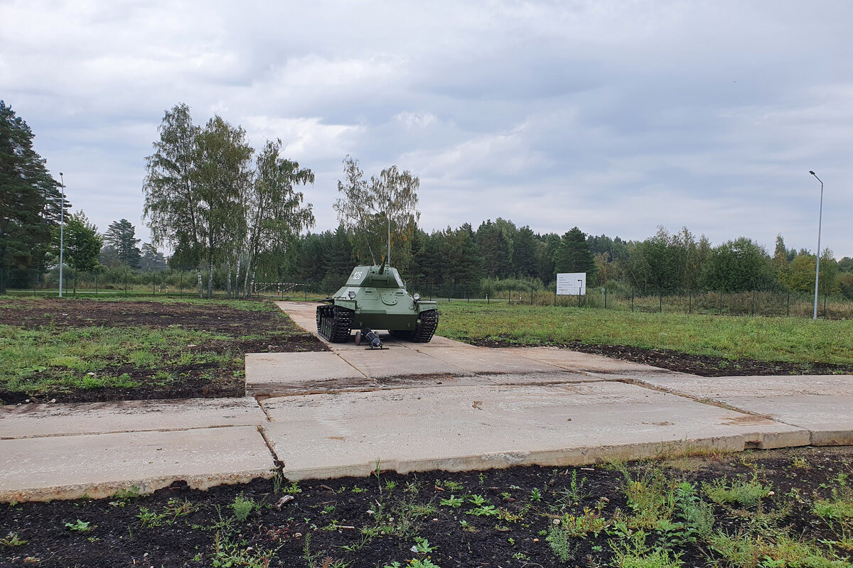 Т-126 в ожидании первого выезда в люди.