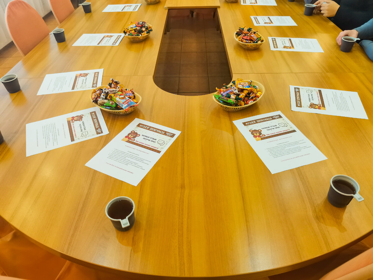              Чаепитие после экскурсии 