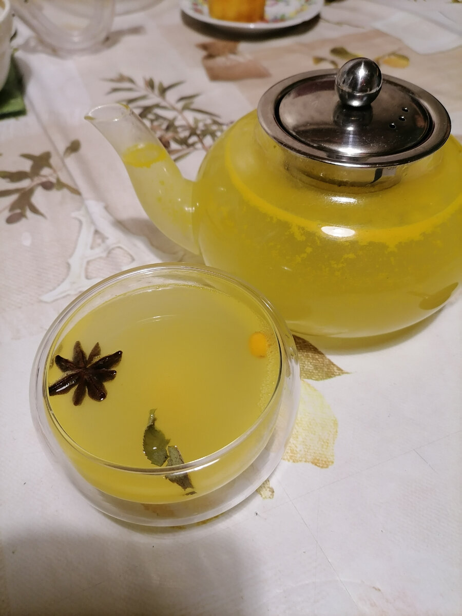 Чай с облепихой, фото автора