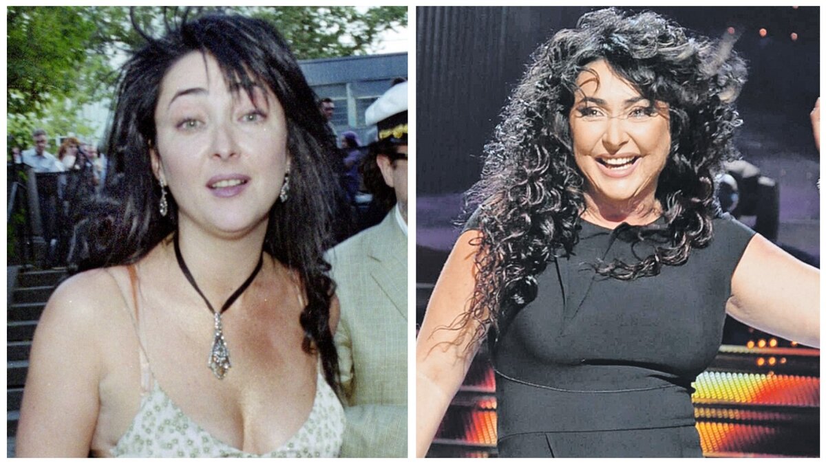 Лолита Милявская в молодости и сейчас