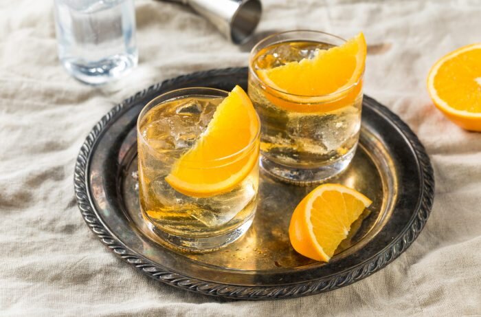 Белый портвейн - коктейль с тоником