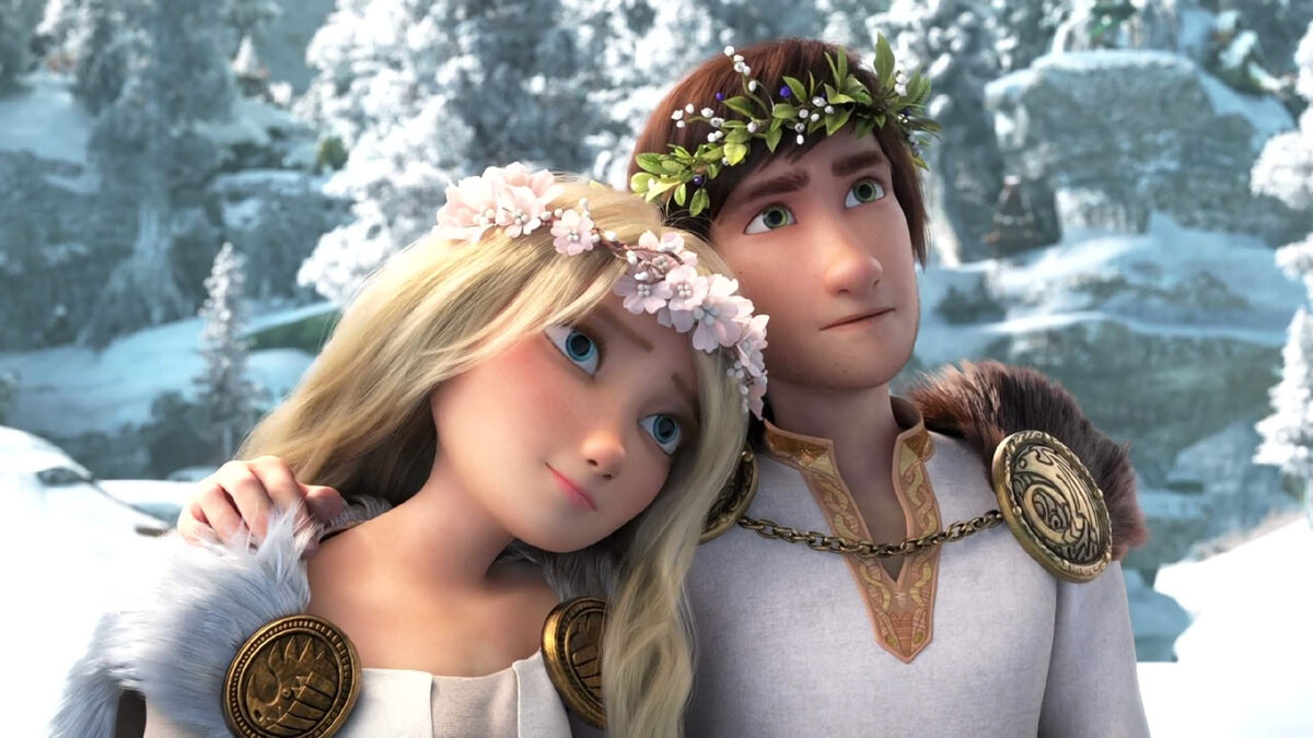 Наши любимые молодожёны)) - Астрид Хофферсон и Иккинг Хеддок))