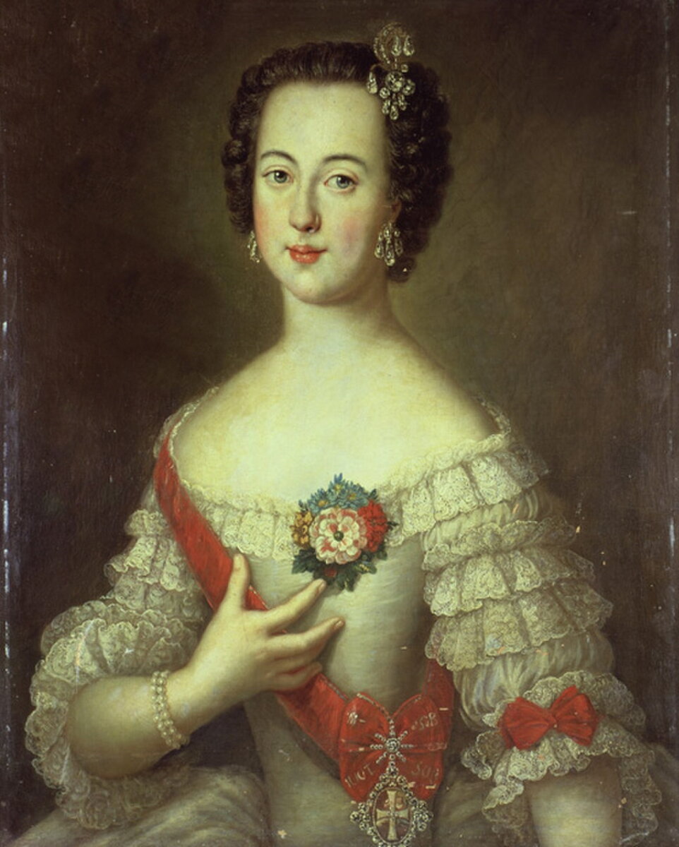 Антуан Пэн «Портрет Великой княгини Екатерины Алексеевнаы» / Крепость Кобург, Германия