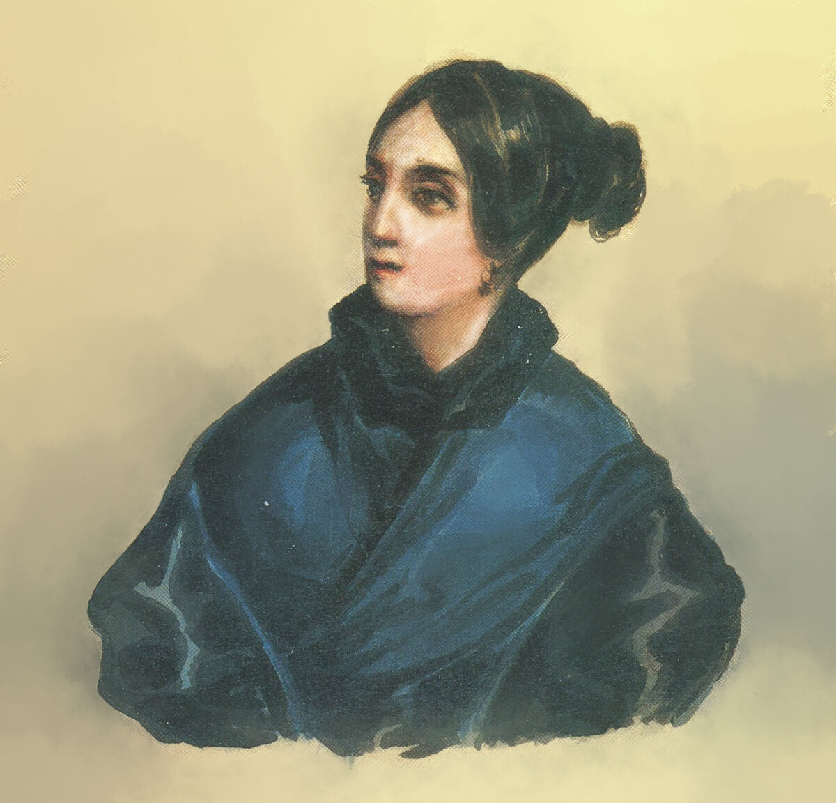 Михаил Лермонтов «Портрет Варвары Александровны Лопухиной» / Из книги «Литературные места России», 1987