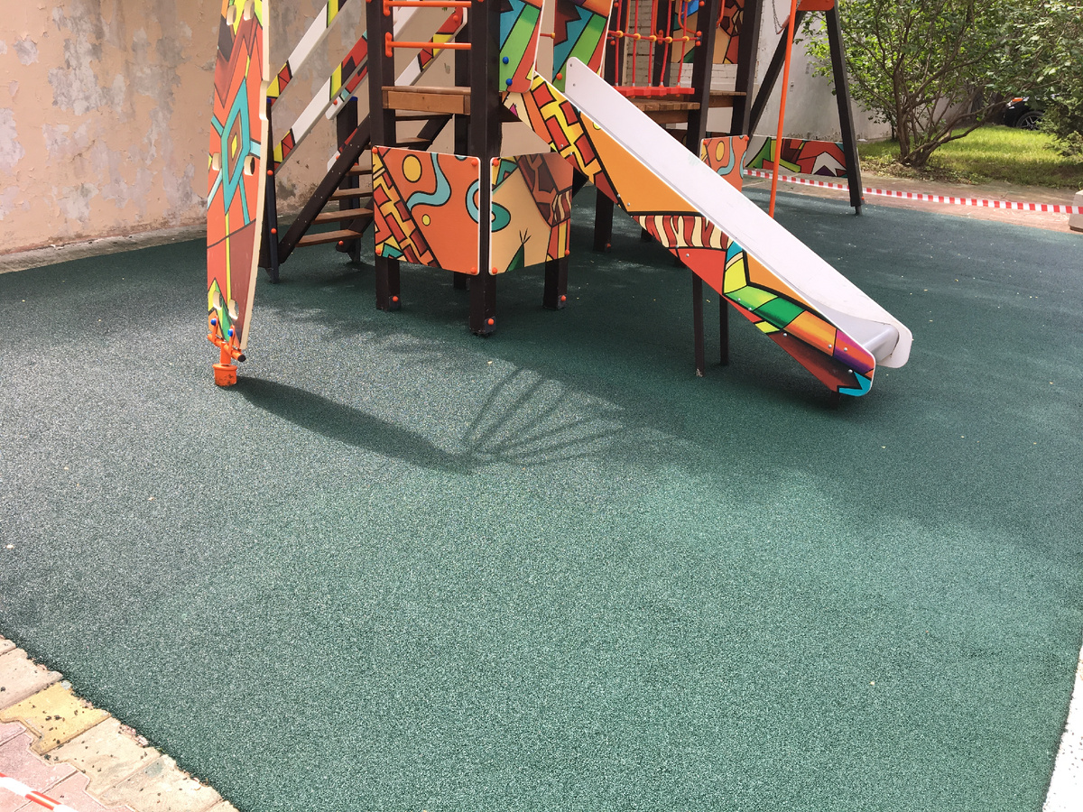 Покрытие из резиновой крошки