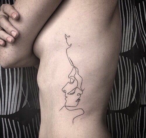 Татуировки на спине у девушек