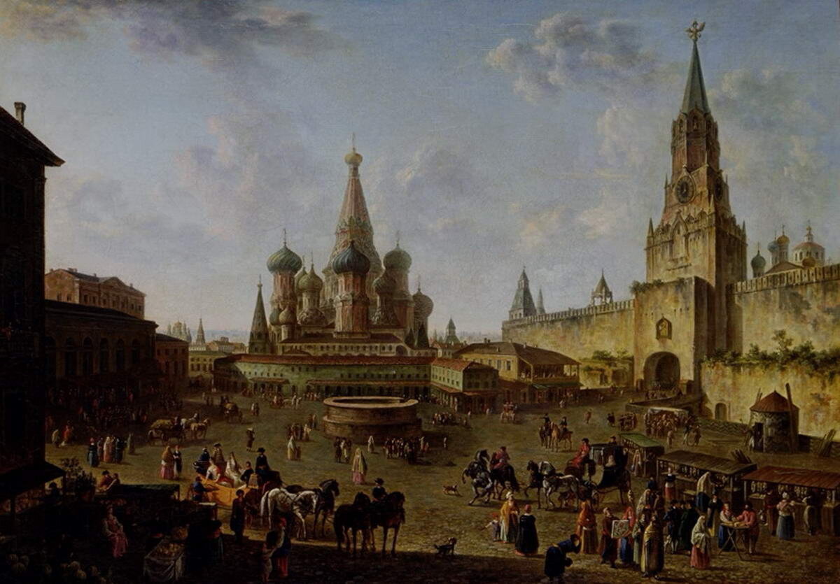 Алексеев Федор Яковлевич. «Красная площадь в Москве» , 1801
