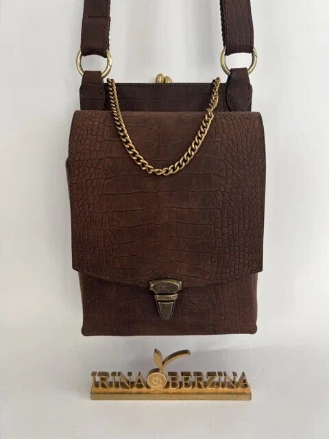 Кожаная сумка "Жанелль-32". Ателье Ирины Берзиной.