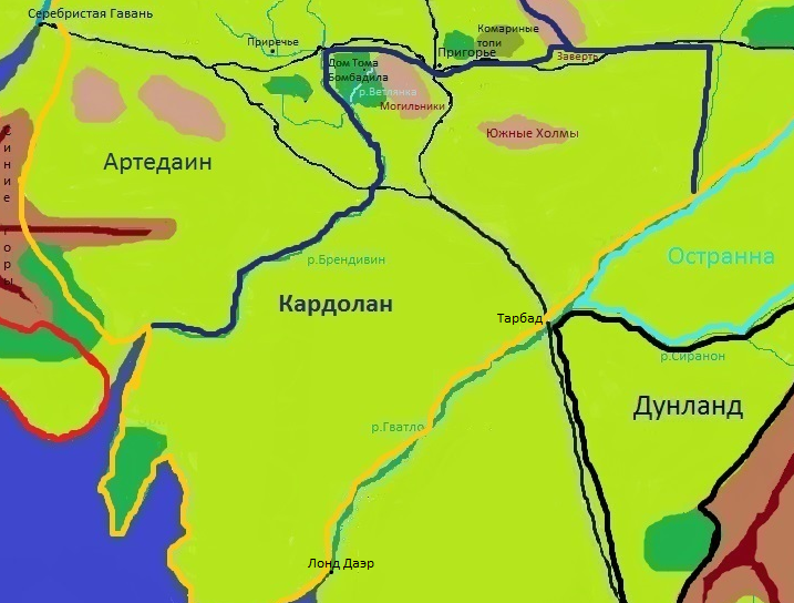 карта Кардолана