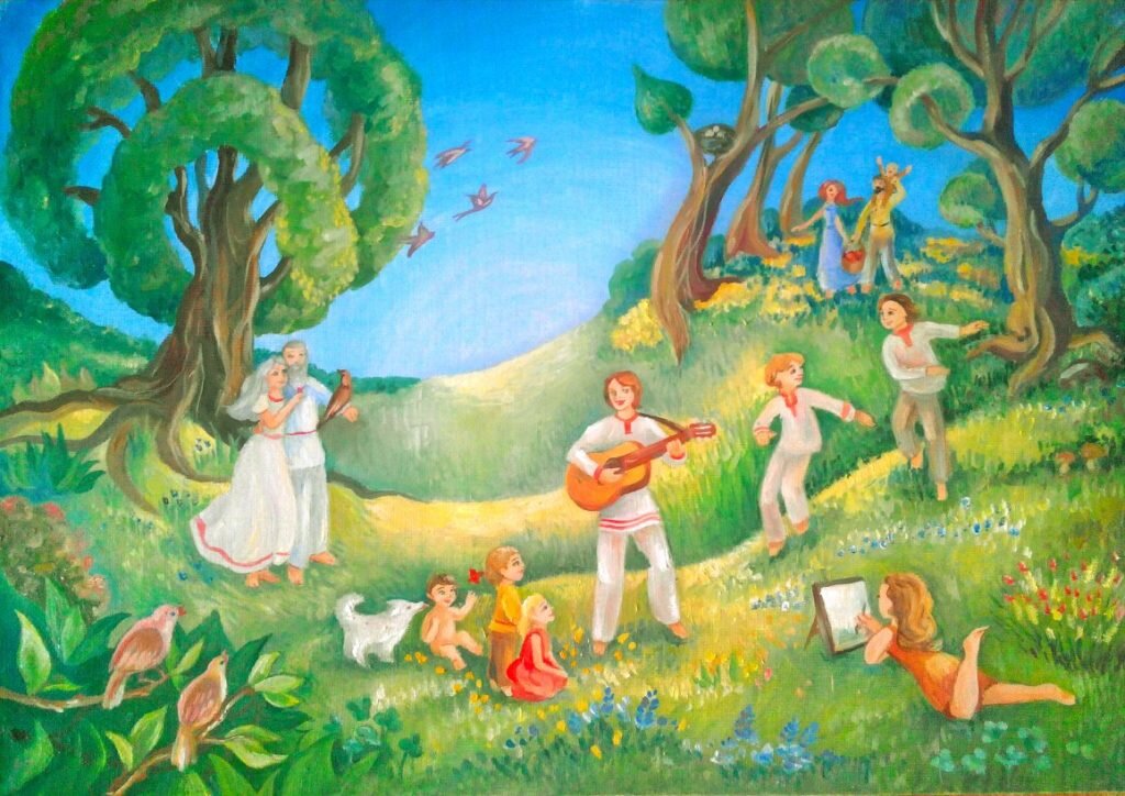 Когда живём мы не любя, то не живём, а доживаем. Мы без любви ползём, а не в небеса взлетаем.
Мы без нее с горы сползаем, теряя свои силы.
Не видим свет звезды. И голосов, Душ других, не слышим.

Мы без любви в Душе, перестаем Светом наполняться.
Мы перестаем искать его, в большом земном пространстве.
Нам все тяжелее радость находить и цветами распускаться.
И всё труднее нам по земле идти, и о камни не спотыкаться.

Мы без любви Души, обречены, на гибель, на падение.
Нас не  защитит земля, от влияния временного времени.
 Мы без нее бояться будем, в высоту себя, подняться.
И все сильнее будем, связывать с землей, понятие счастья.

Если не научимся мы, дорогу освещать, своей Душою.
То будем по земле блуждать, теряя связь с собою.
И будем идти по земле, почти, вслепую.
Так и не поняв: куда уйдем, и пришли откуда.

Когда любовь излучаем, то ею, трудности земли мы растворяем.
Любовью, своей Души, дорогу жизни,  освещаем.

Любовь потянет нас яркою  звездою.
Поднимет к небу Светлою мечтою.
Она даст возможность, расти, не уставая.
Поможет не копить в Душе большие камни.

Лишь, когда мы любим, то смысл, дороги бесконечной жизни, обретаем.
Ведь, этой любовью, мы себя и жизнь свою, бесконечно освещаем.
И чем выше поднимаемся, своей Душою, к звездам.
Тем тоньше открываются пути, и ярче горят на небе звезды.

