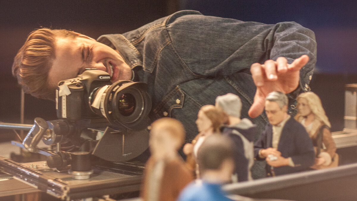 shot from backstage "Anomalisa"/2015/Duke Johnson & Charlie Kaufman/kinopoisk.ru