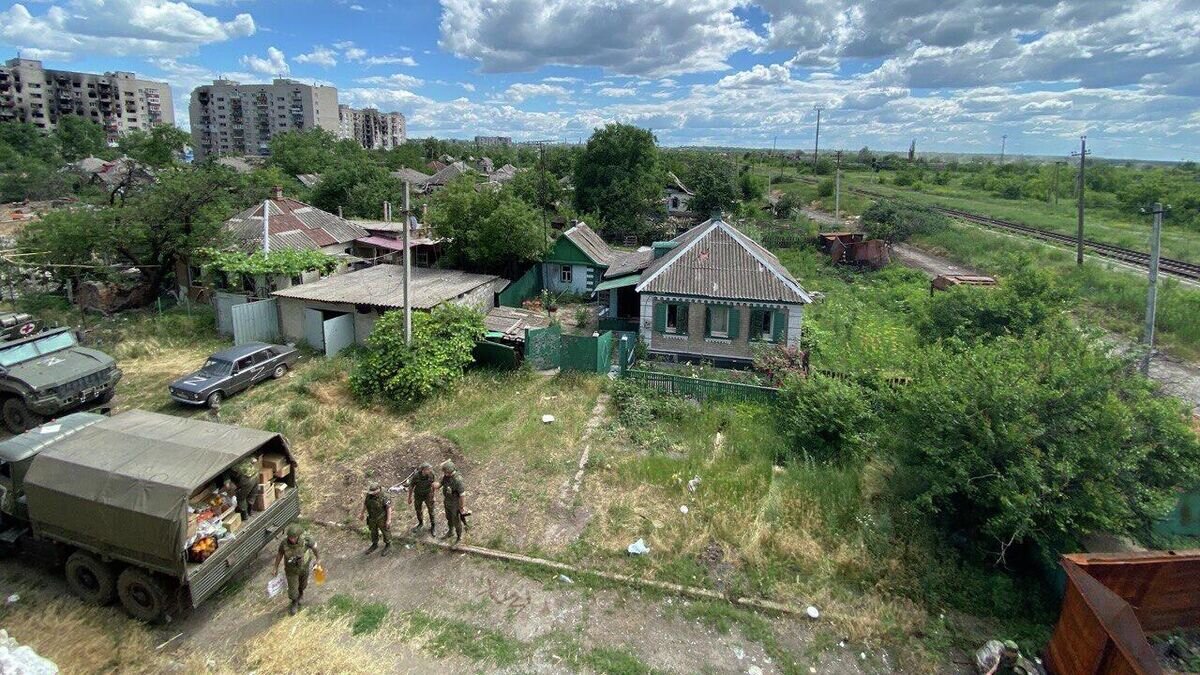    Попасная в Луганской области© РИА Новости