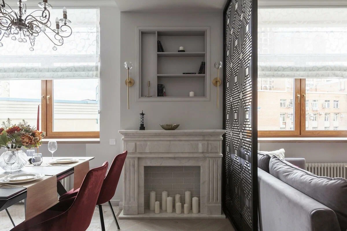 Изысканность и элегантность. Отличная организация пространства на 45 кв.м. старой сталинки