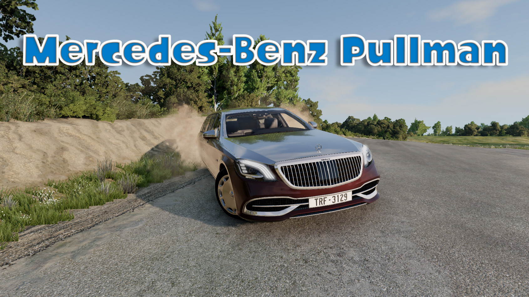 Мод Mercedes-Benz Pullman для BeamNG.drive