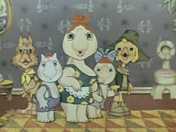 Кадр из советского мультфильма о Муми-троллях. Картинка из свободного доступа