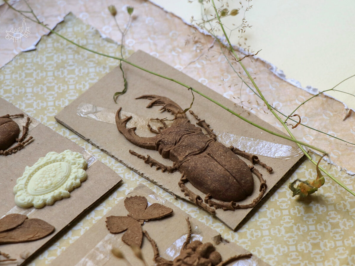 Будучи созданными из пульпы, насекомые совсем не страшные