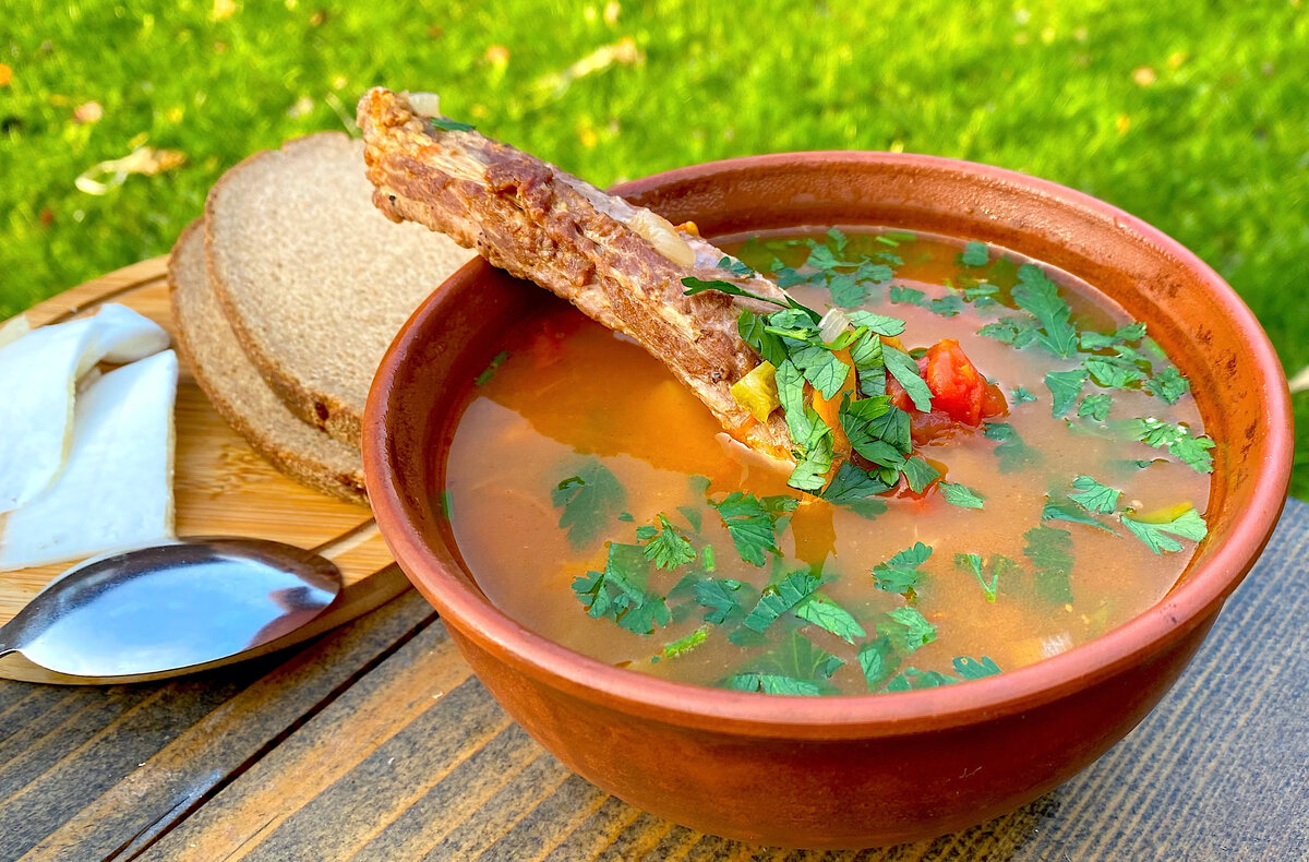 Ингредиенты для «Гороховый суп на костре»: