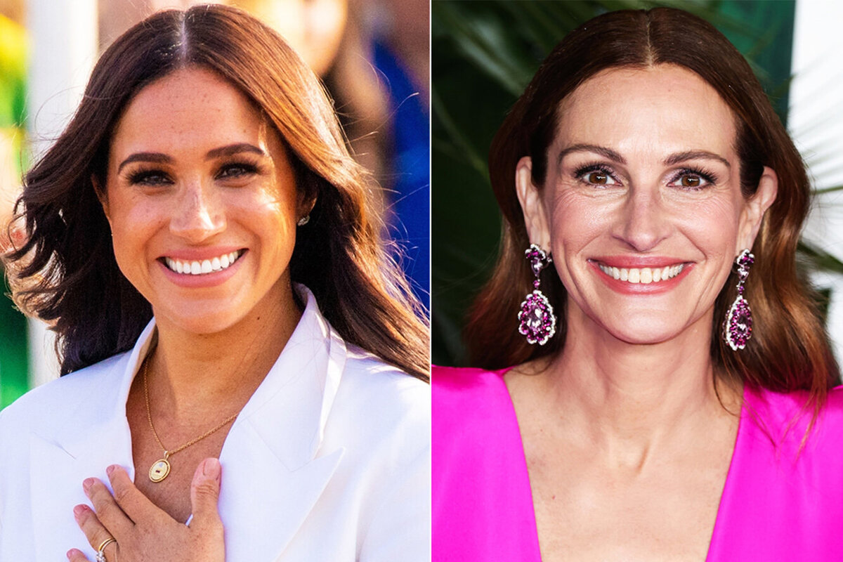 Из интернета. Меган сравнивает себя с Джулией Робертс.