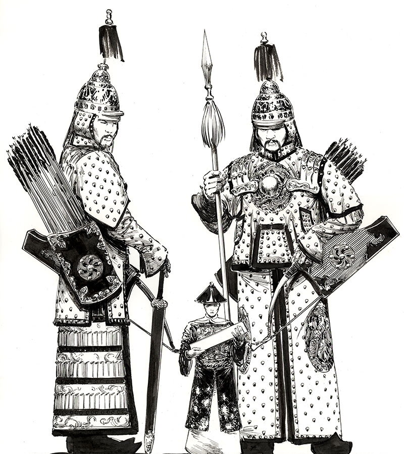 Рисунок из государственного музея военного искусства Китая.
Источник фото: https://greaterancestors.com/wp-content/uploads/2011/12/CH.giants.jpg?w=640