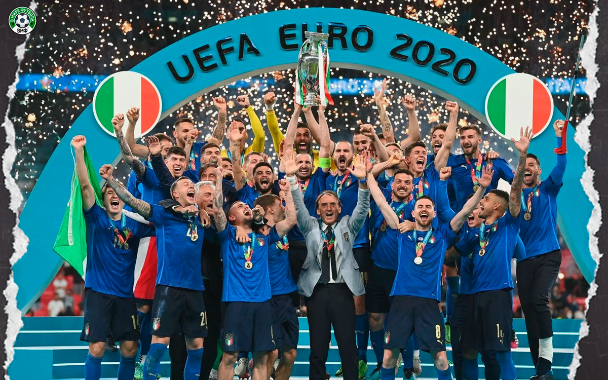 2021 год, блестящая Сборная Италии выиграла ЕВРО-2020.